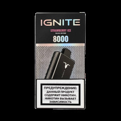 Электронная сигарета IGNITE V80 8000 затяжек Клубника лёд